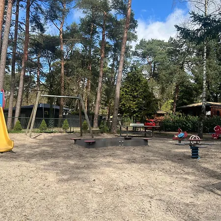 Kindvriendelijk Sfeervol Bosgeneugte Bij Zwembad Op De Veluwe شاليه