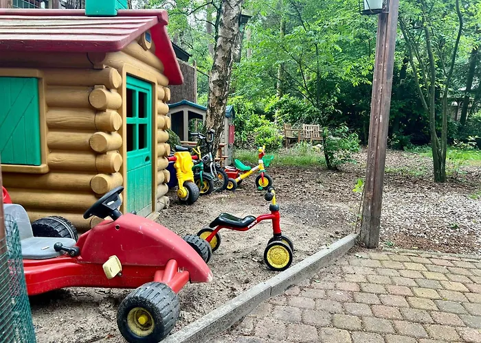 Kindvriendelijk Sfeervol Bosgeneugte Bij Zwembad Op De Veluwe Шале Doornspijk